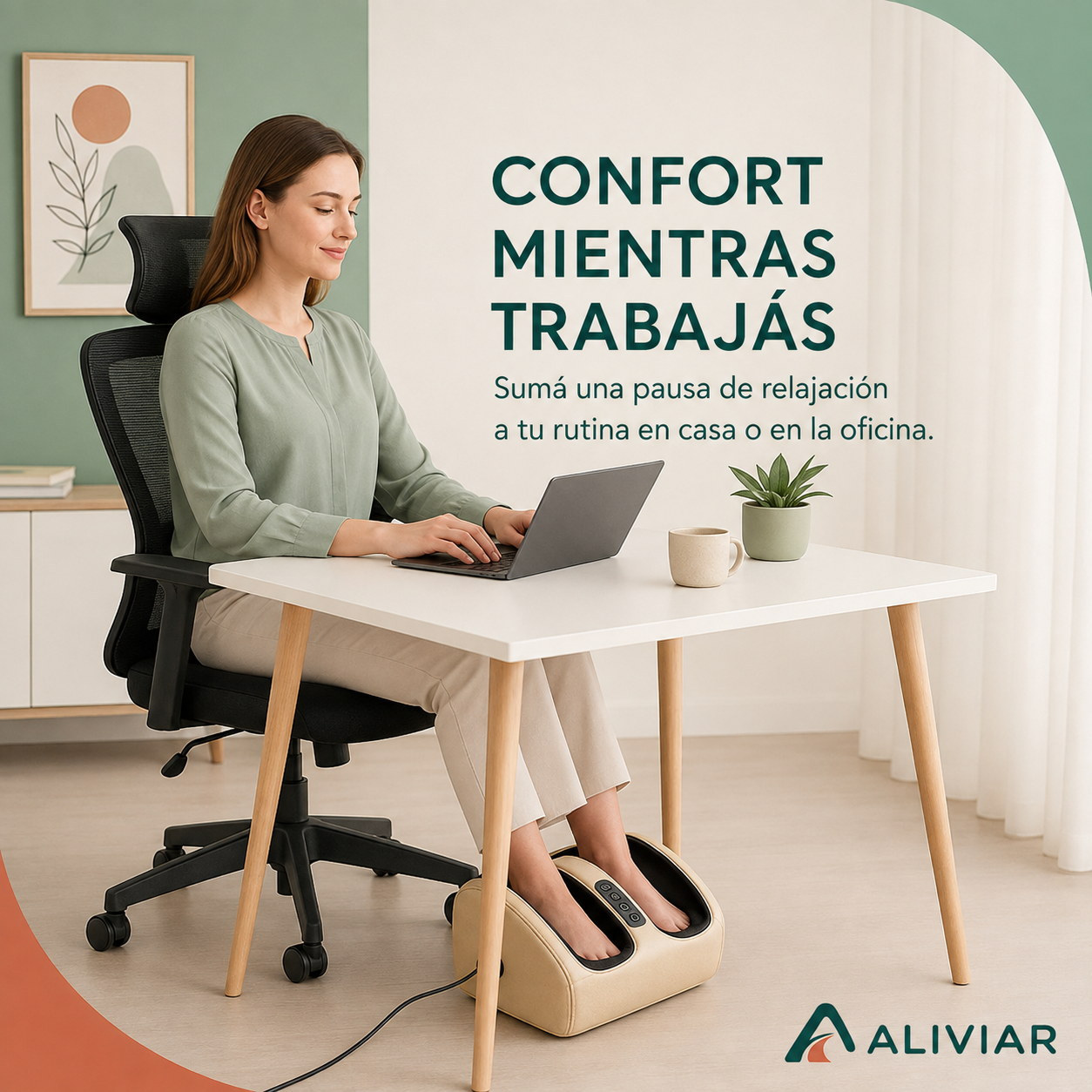 Masajeador de Pies con Calor ALIVIAR