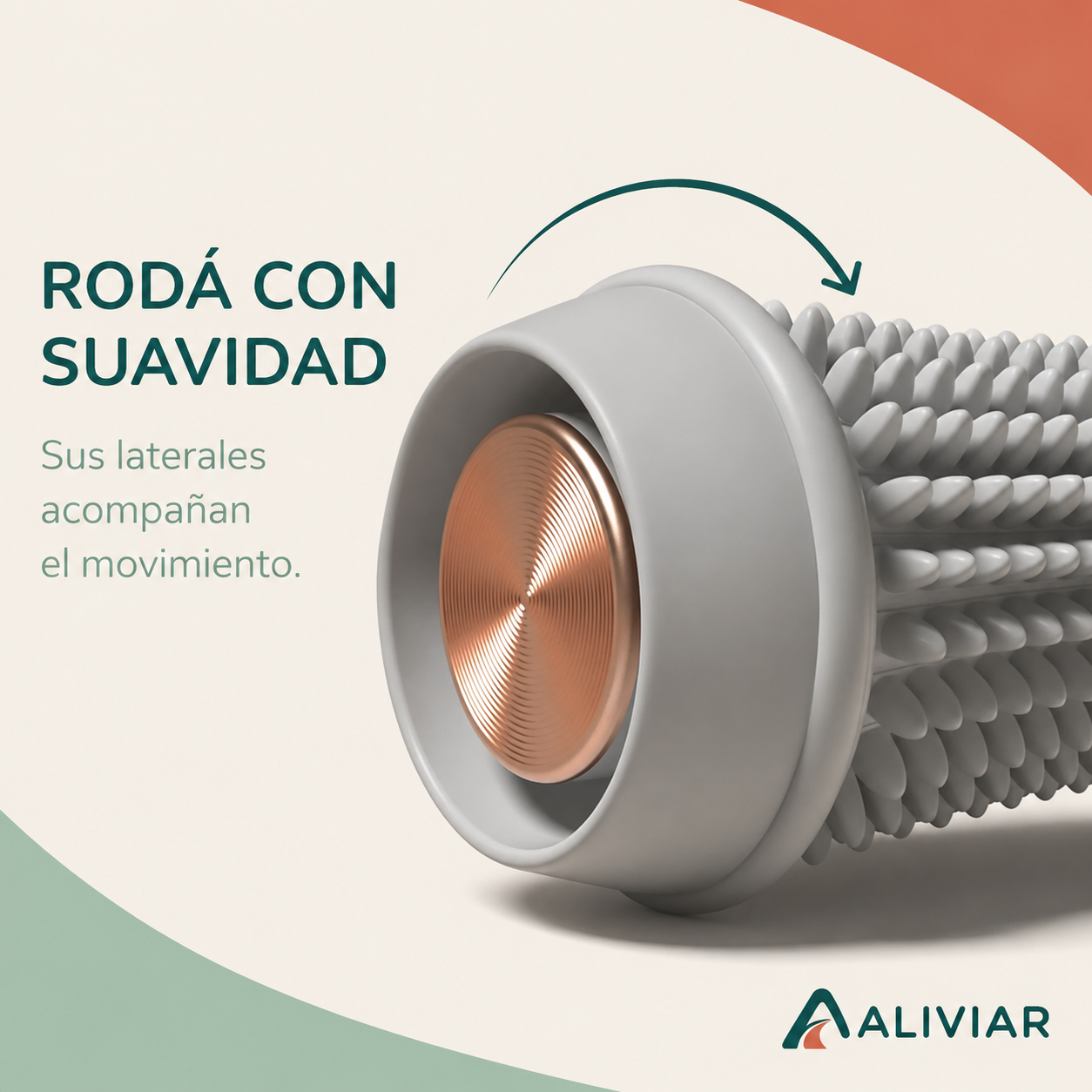 Rodillo Masajeador para Pies y Piernas ALIVIAR