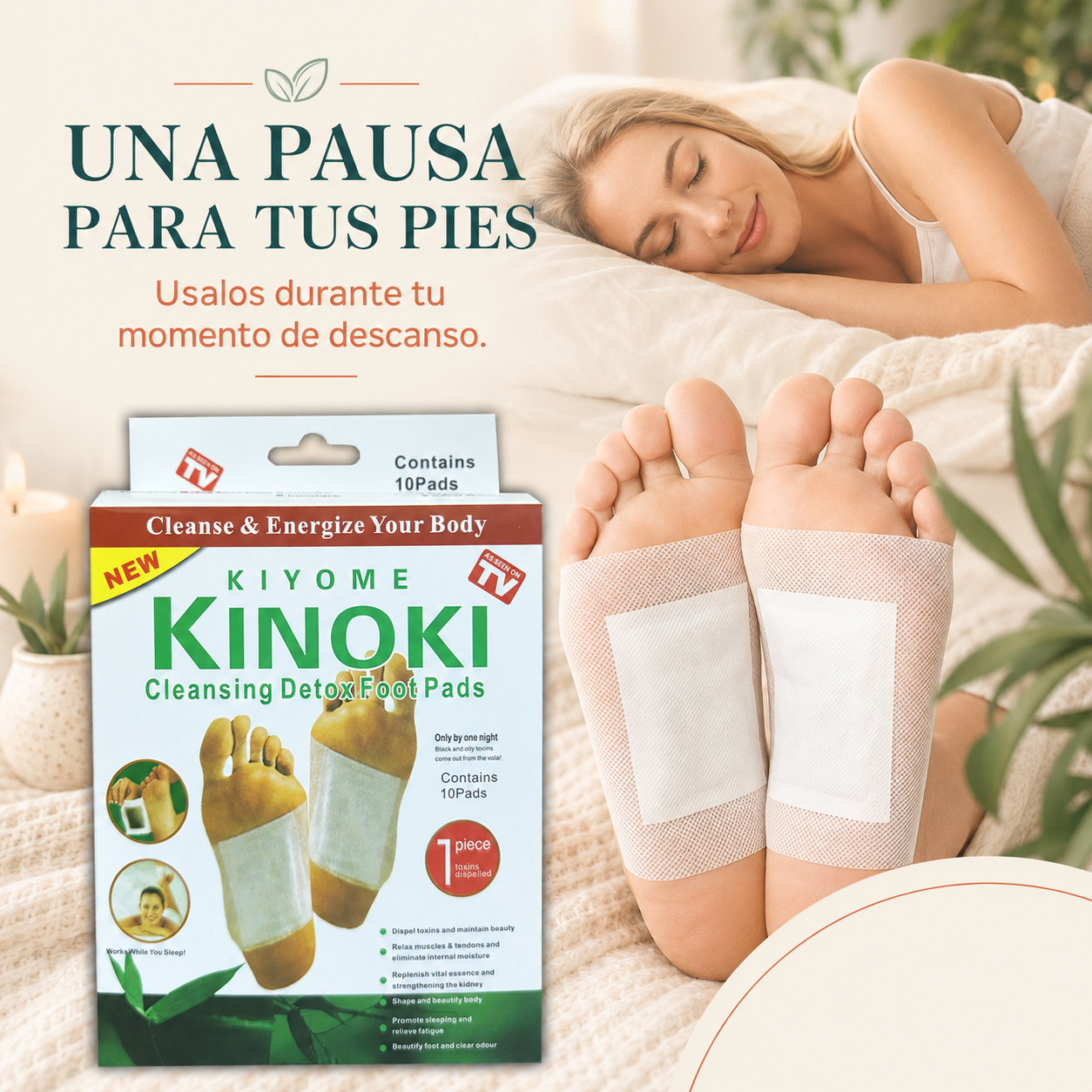 Pack X10 Parches Desintoxicantes ALIVIAR