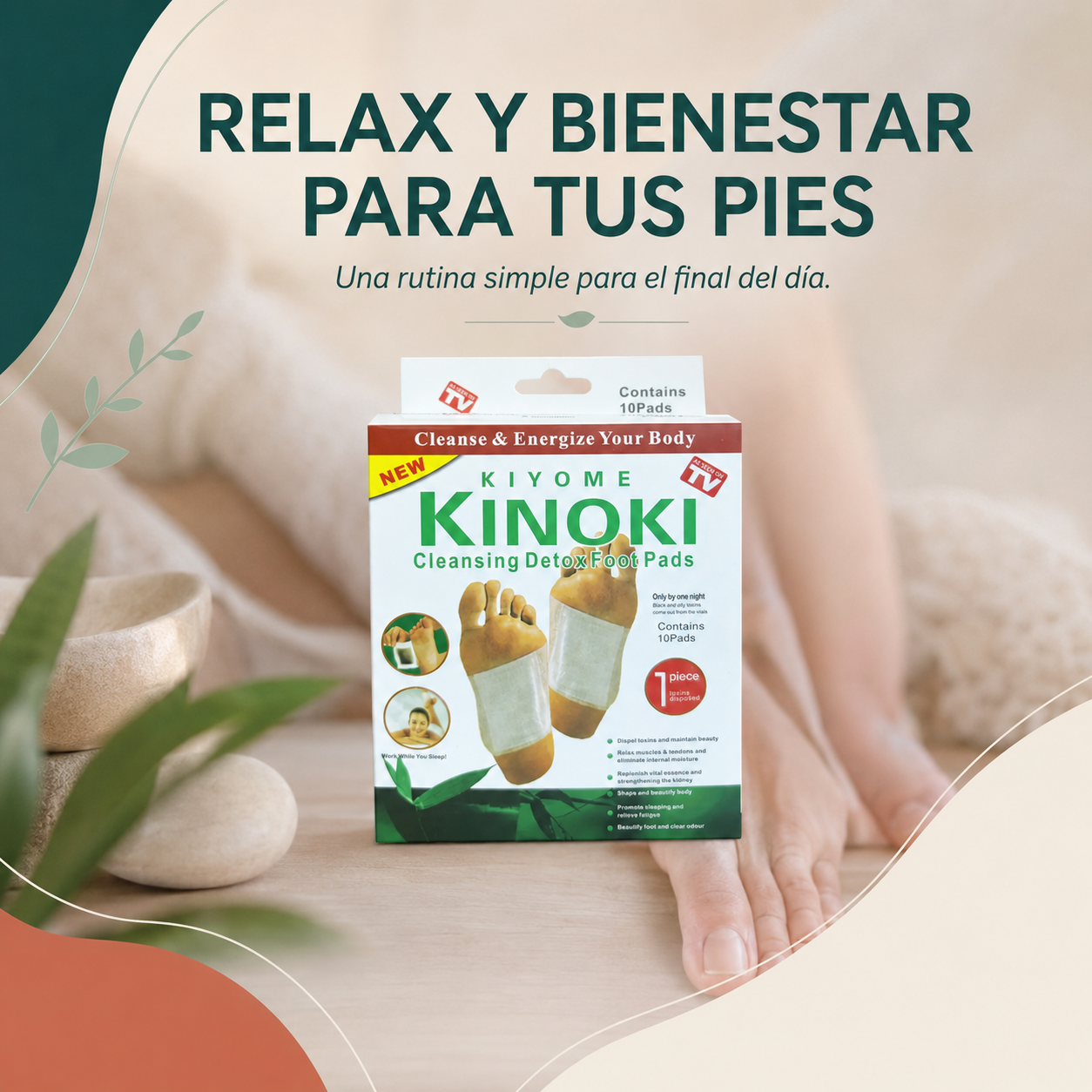 Pack X10 Parches Desintoxicantes ALIVIAR